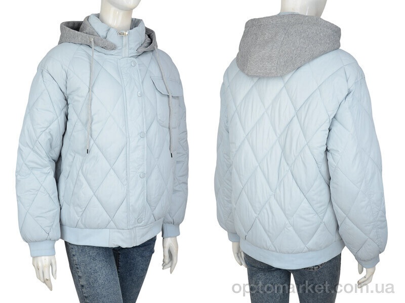 Купить Куртка жіночі 910 grey TurnHug блакитний, фото 3