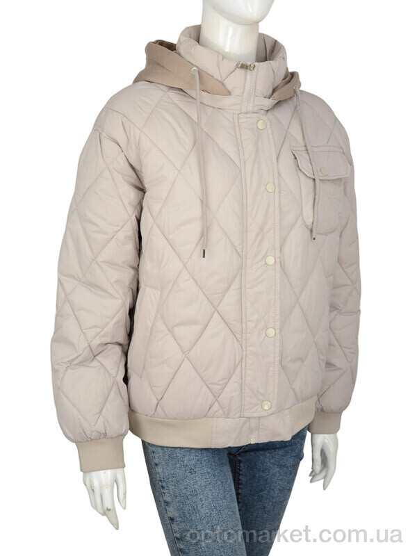 Купить Куртка жіночі 910 l.beige TurnHug бежевий, фото 1