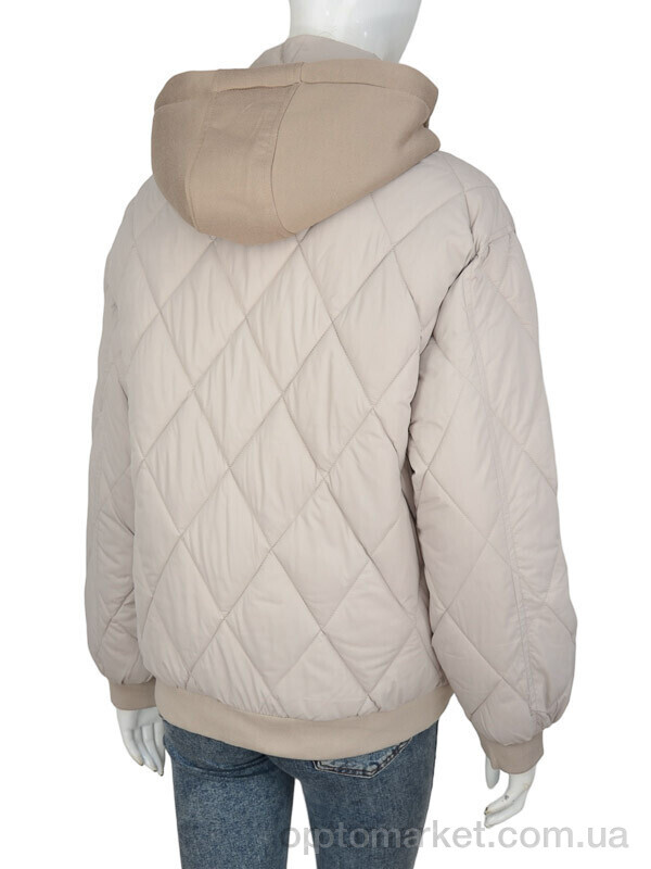 Купить Куртка жіночі 910 l.beige TurnHug бежевий, фото 2