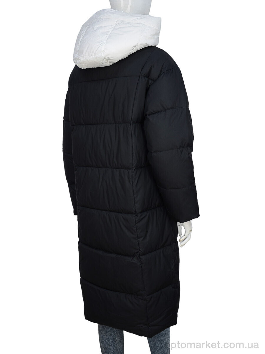 Купить Пальто жіночі 9108 black-4 Aixiaohua чорний, фото 2