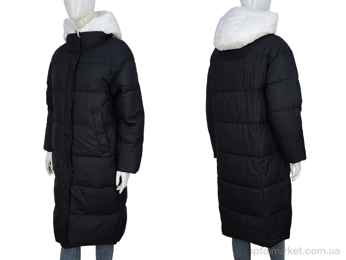 Купить Пальто жіночі 9108 black-4 Aixiaohua чорний, фото 3