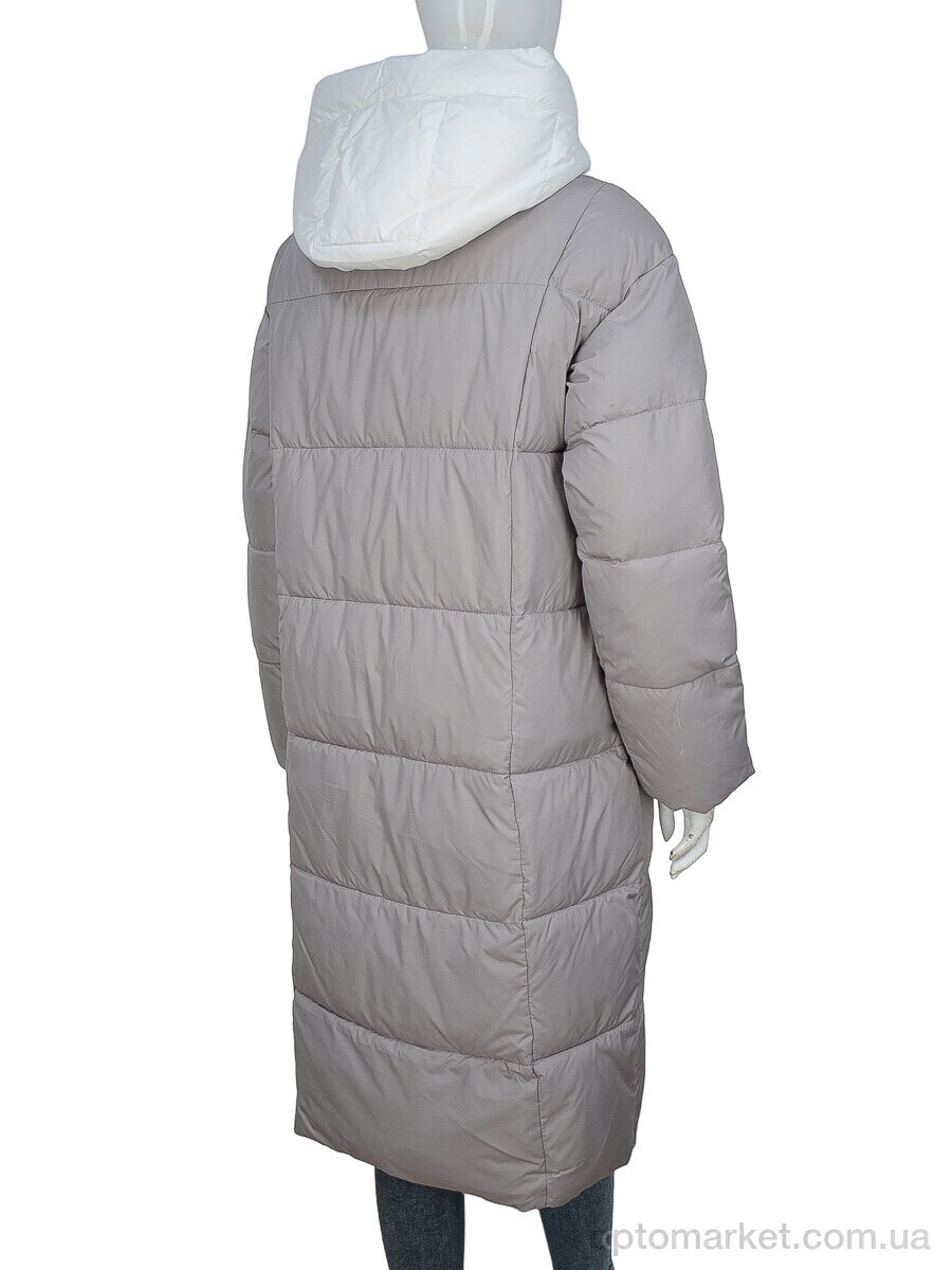 Купить Пальто жіночі 9108 grey-4 Aixiaohua сірий, фото 2
