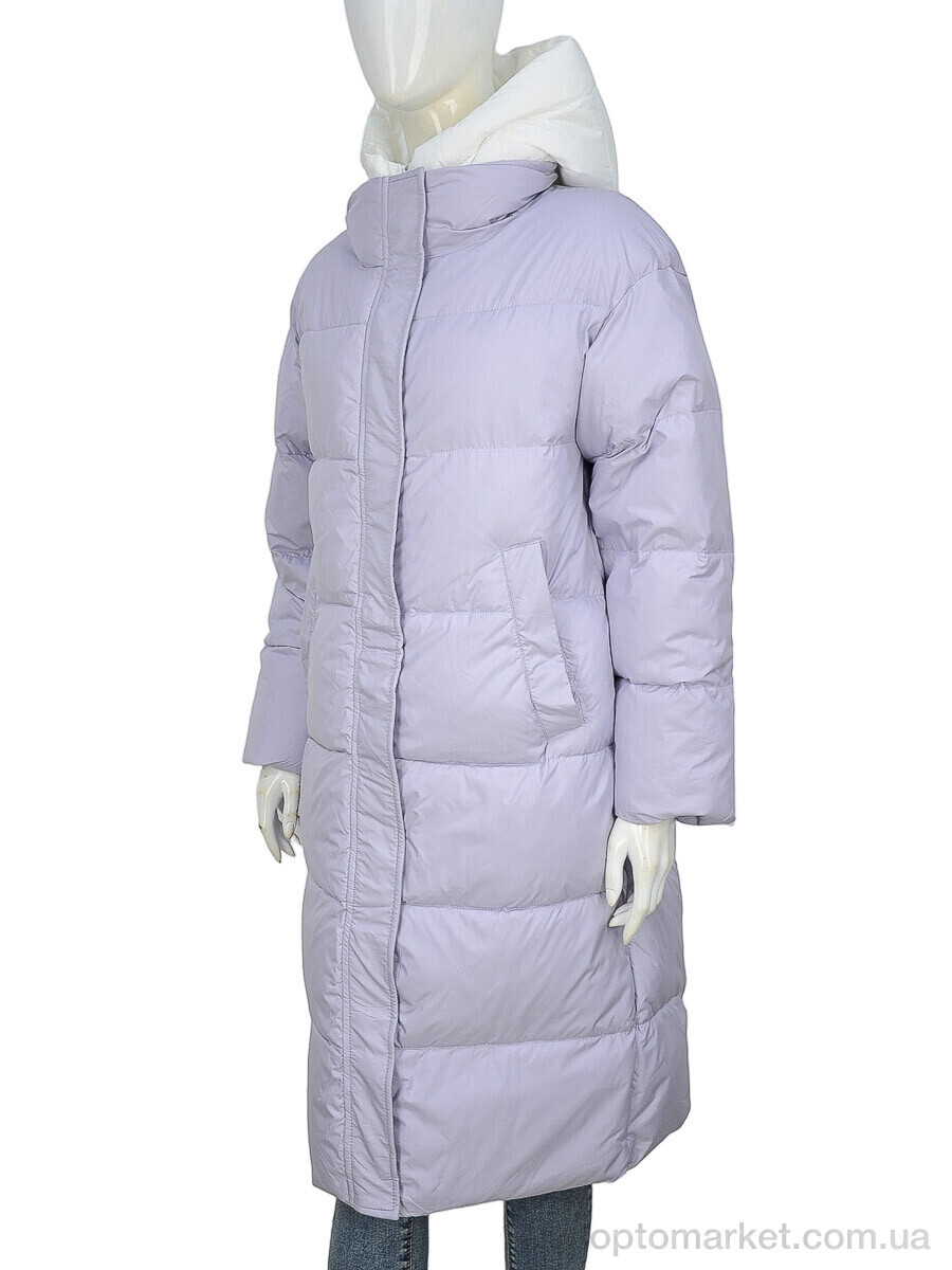 Купить Пальто жіночі 9108 violet-4 Aixiaohua фіолетовий, фото 1