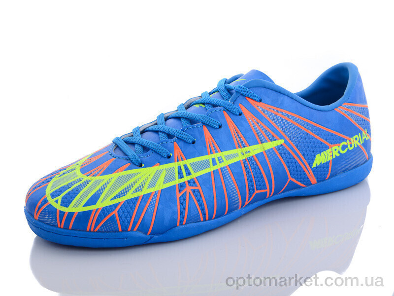 Купить Футбольне взуття чоловічі 910A-3 N.ke синій, фото 2