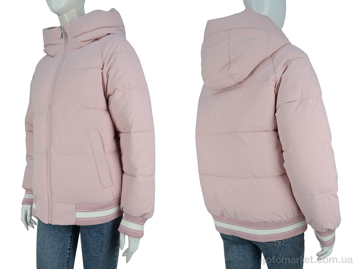 Купить Куртка жіночі 9123 pink-5 Aixiaohua рожевий, фото 3