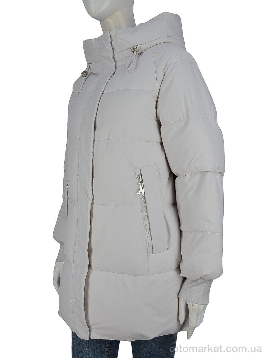 Купить Куртка жіночі 9159 beige Aixiaohua бежевий, фото 1