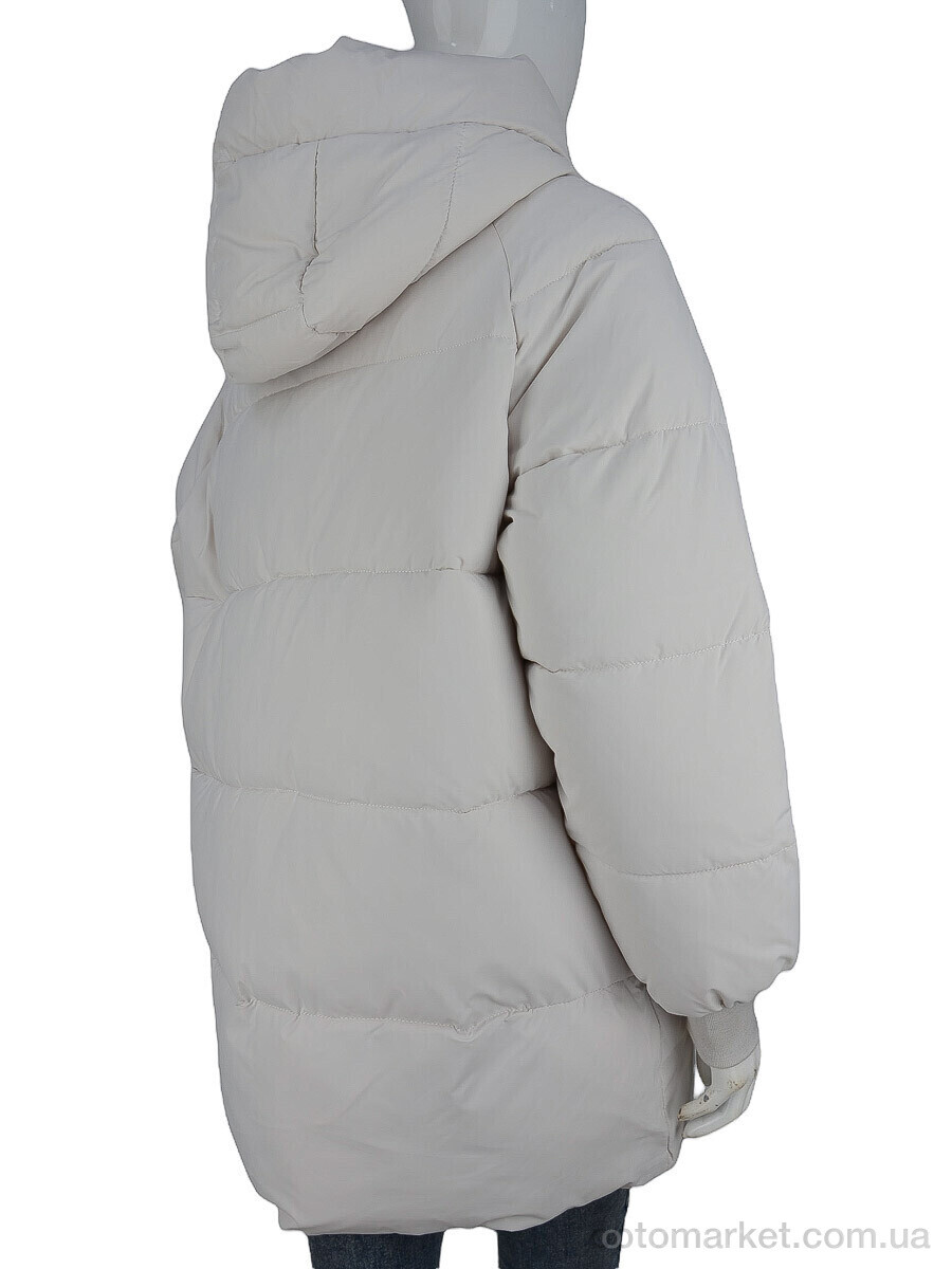 Купить Куртка жіночі 9159 beige Aixiaohua бежевий, фото 2