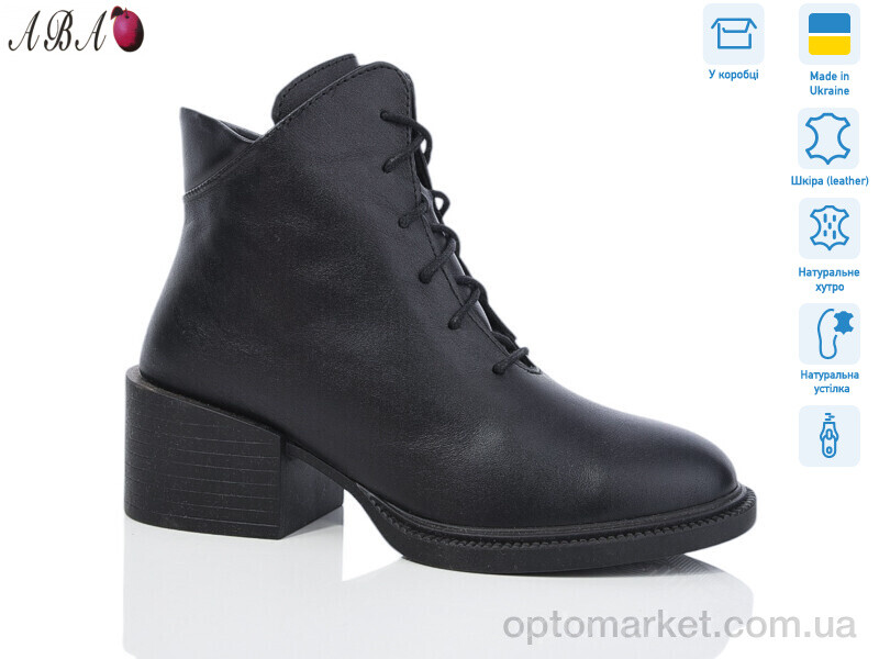 Купить Черевики жіночі 917 DJUS SHOES чорний, фото 1