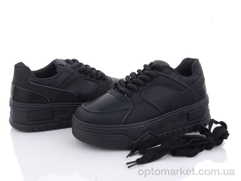 Купить Кросівки жіночі 92-1 Happy чорний, фото 1