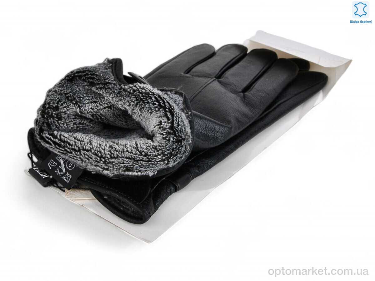 Купить Рукавички жіночі 92-2 black Paidi чорний, фото 2