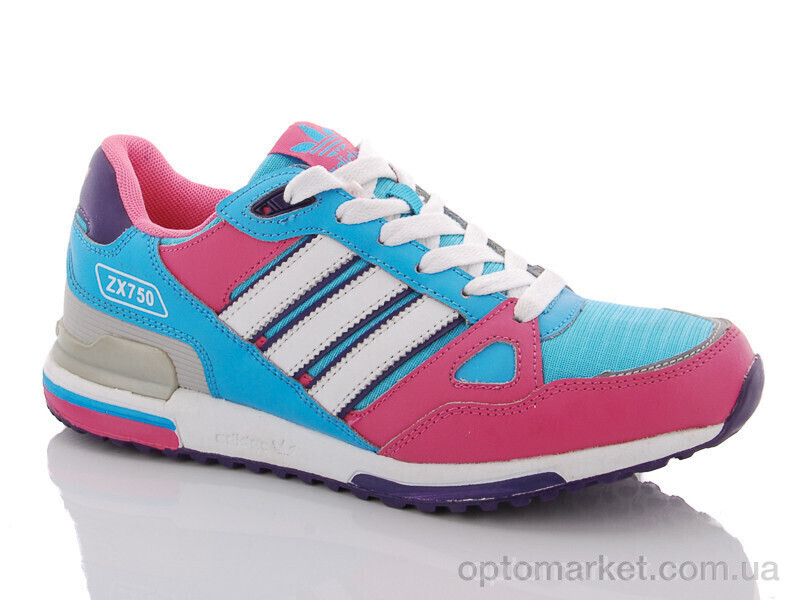 Купить Кросівки жіночі 9217 pink A.idas блакитний, фото 2