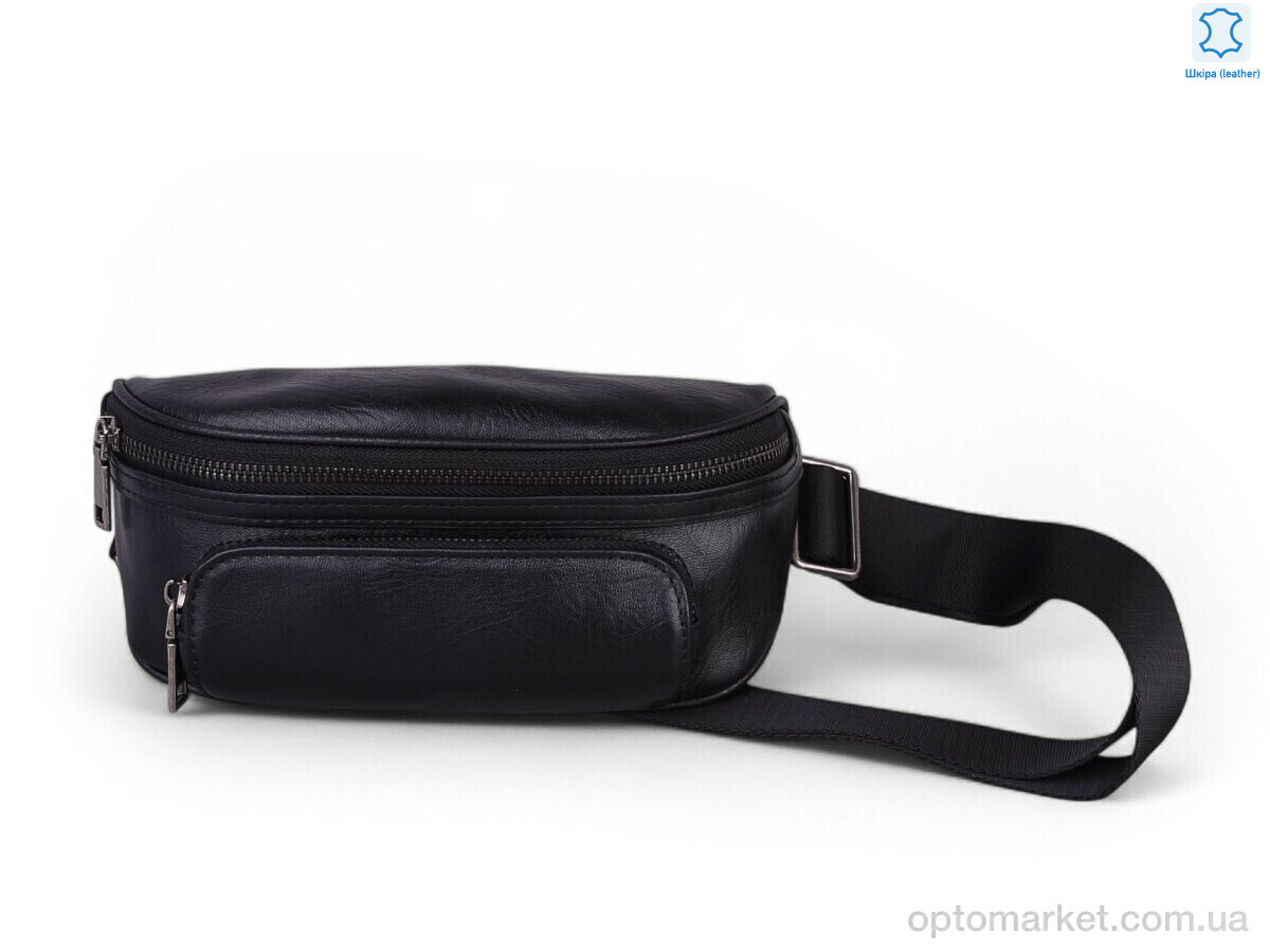 Купить Бананка чоловічі 9226 black Sunshine bag чорний, фото 1