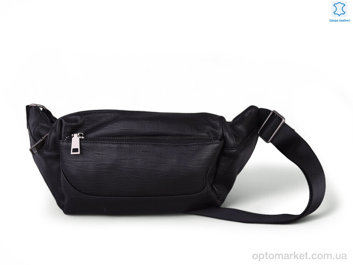 Купить Бананка чоловічі 9227 black Sunshine bag чорний, фото 1