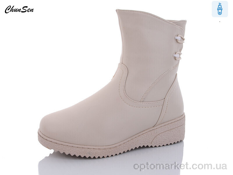 Купить Черевики жіночі 9303-7 Chunsen бежевий, фото 1