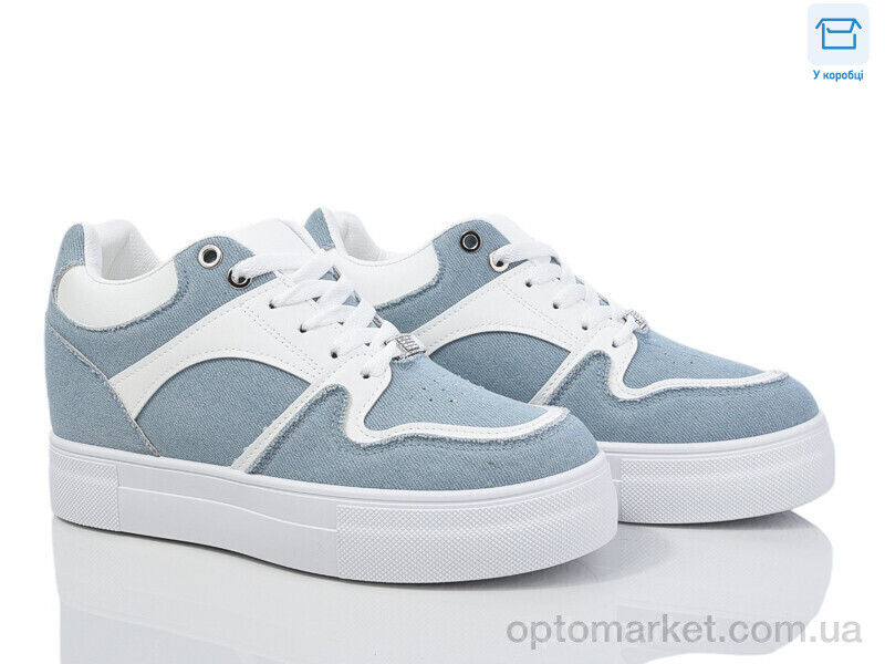 Купить Кросівки жіночі 932-3 Снікерси Hongquan блакитний, фото 1