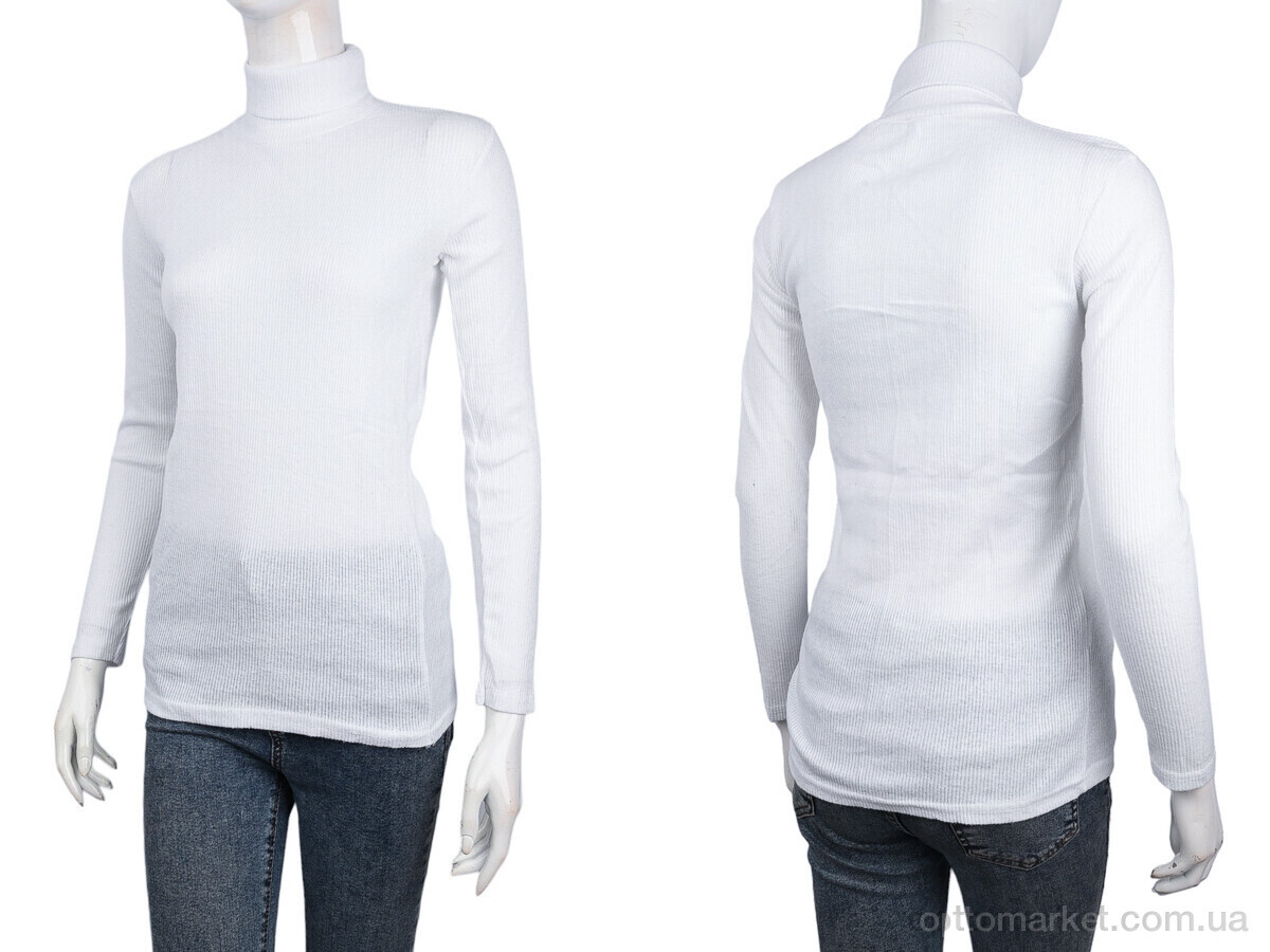 Купить Водолазка жіночі 9376-11 white Red Hat білий, фото 3