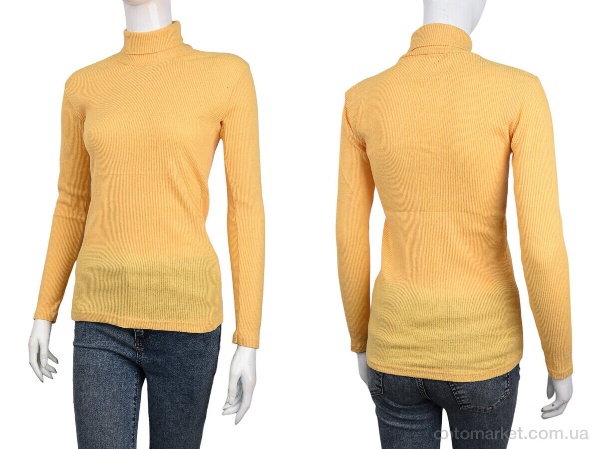 Купить Водолазка жіночі 9376-12 yellow Red Hat жовтий, фото 3