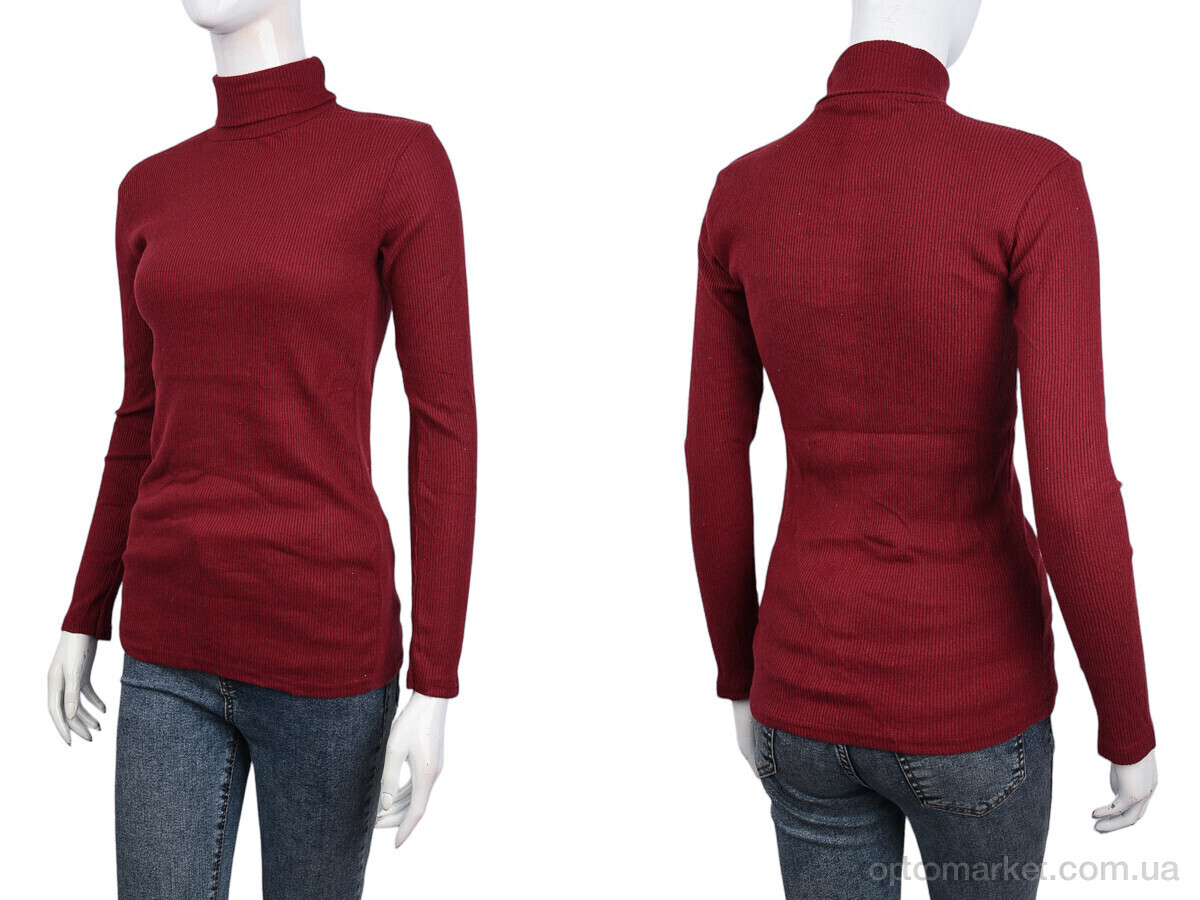 Купить Водолазка жіночі 9376-14 bordo Red Hat бордовий, фото 3