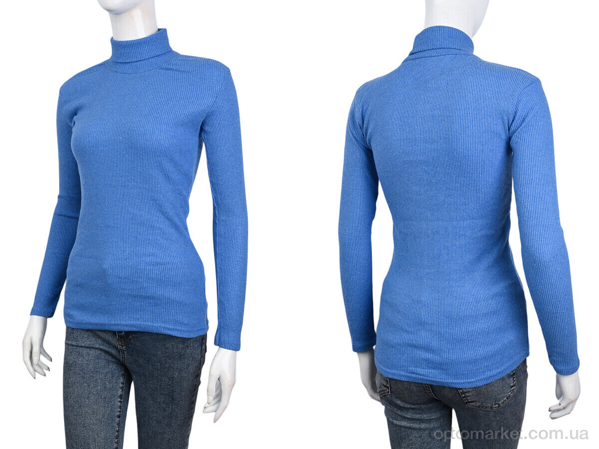 Купить Водолазка жіночі 9376-3 blue Red Hat синій, фото 3