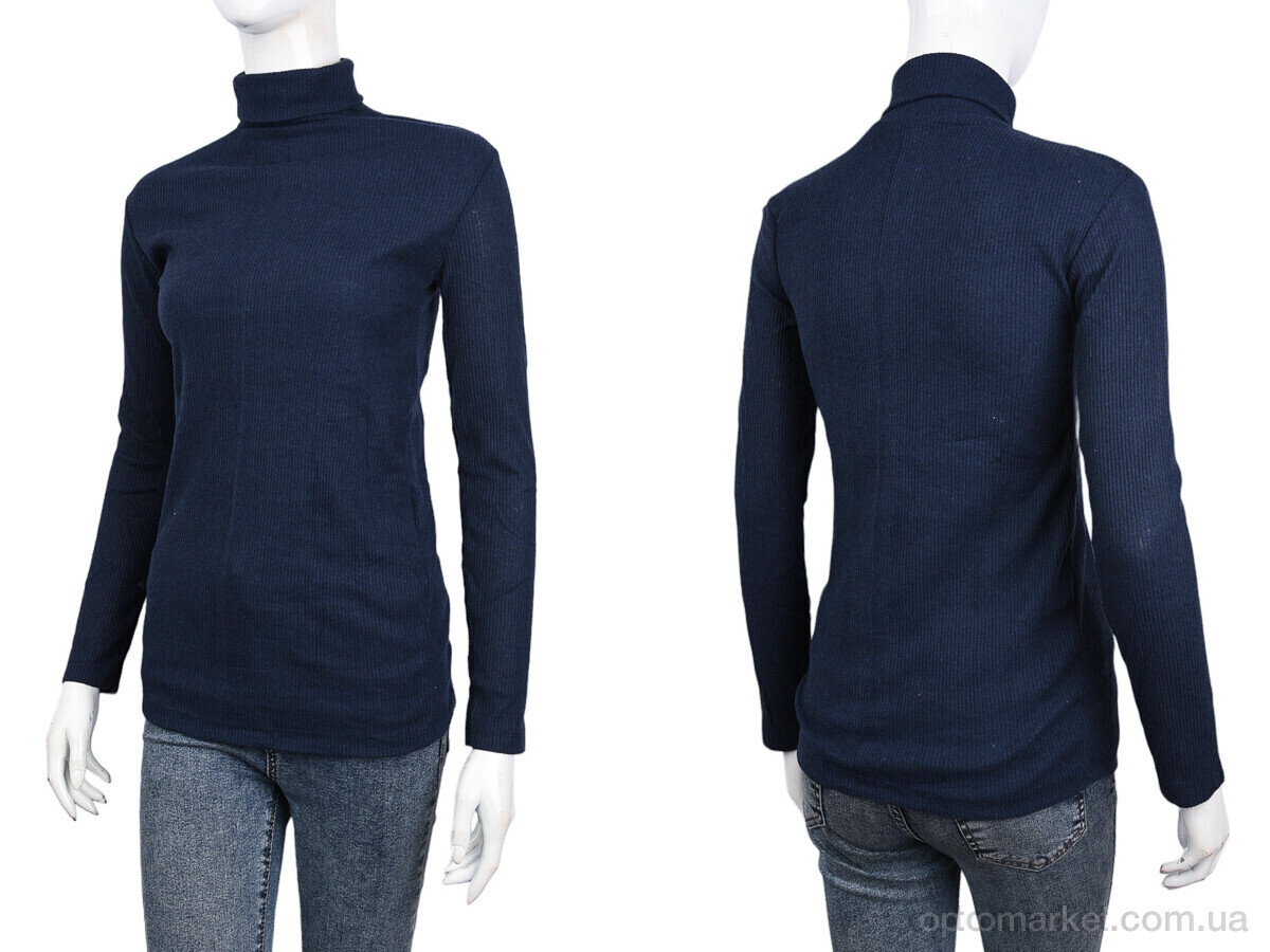 Купить Водолазка жіночі 9376-5 navy Red Hat синій, фото 3