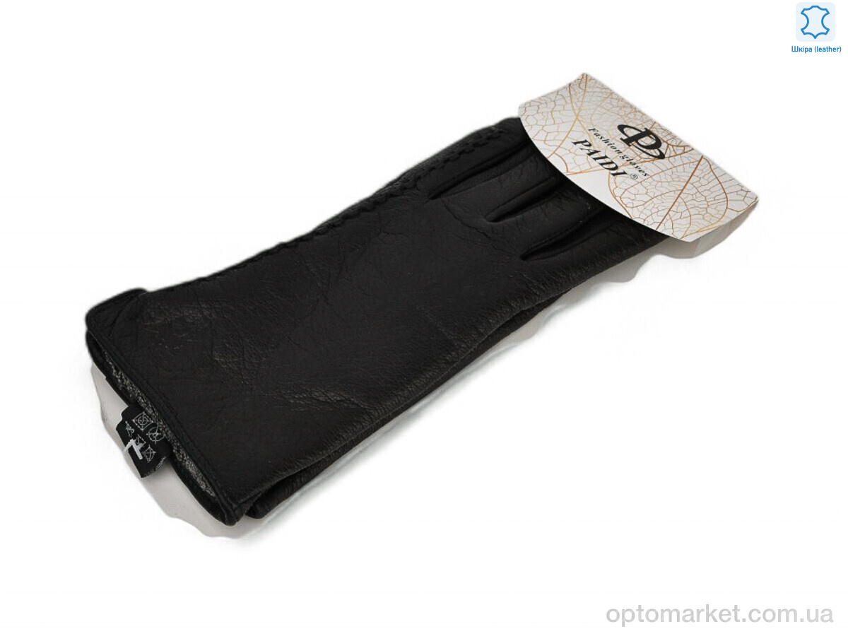 Купить Рукавички жіночі 94-4 black олень Paidi чорний, фото 1