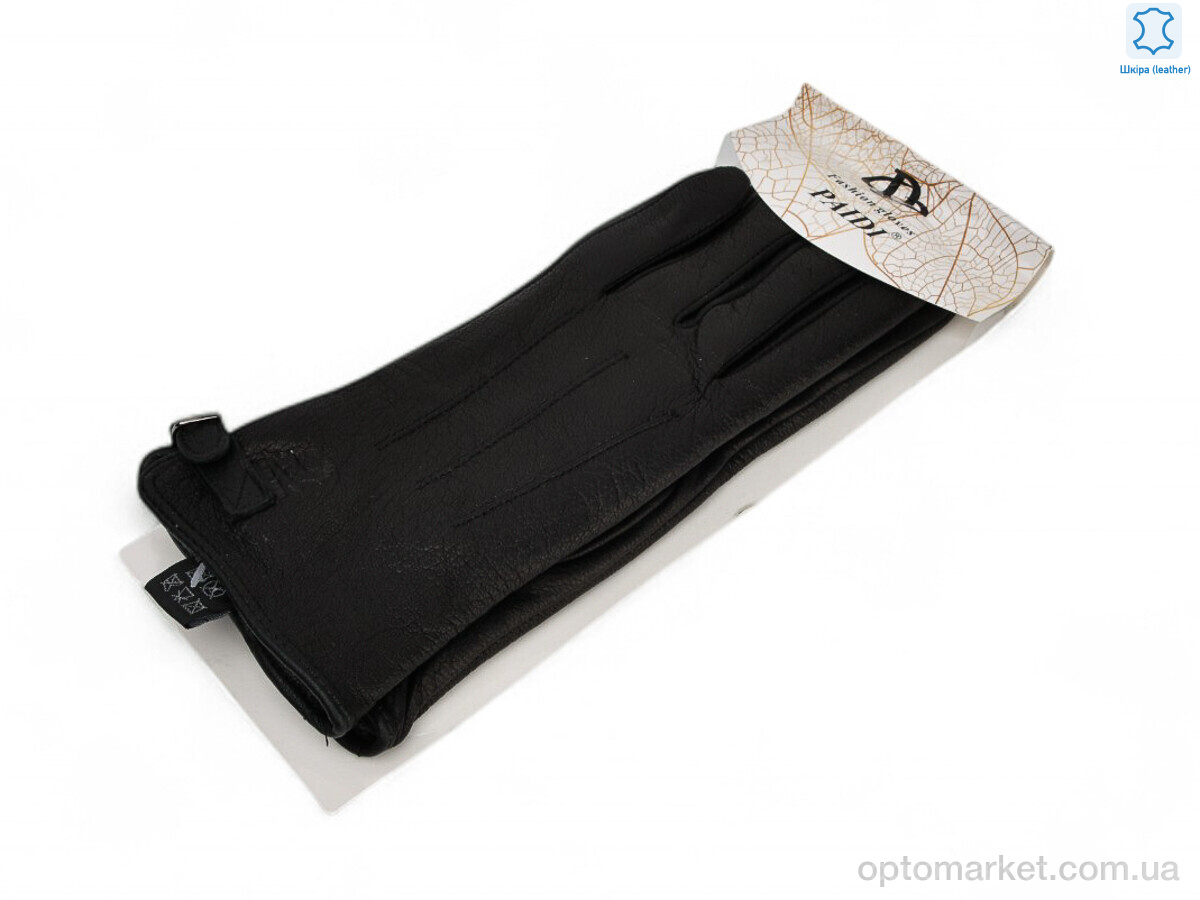 Купить Рукавички жіночі 94-6 black олень Paidi чорний, фото 1