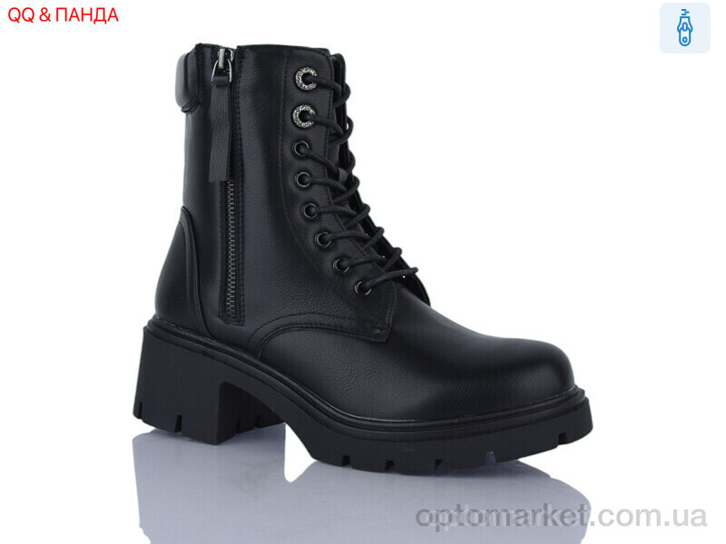 Купить Черевики жіночі 95-2 QQ&Панда чорний, фото 1