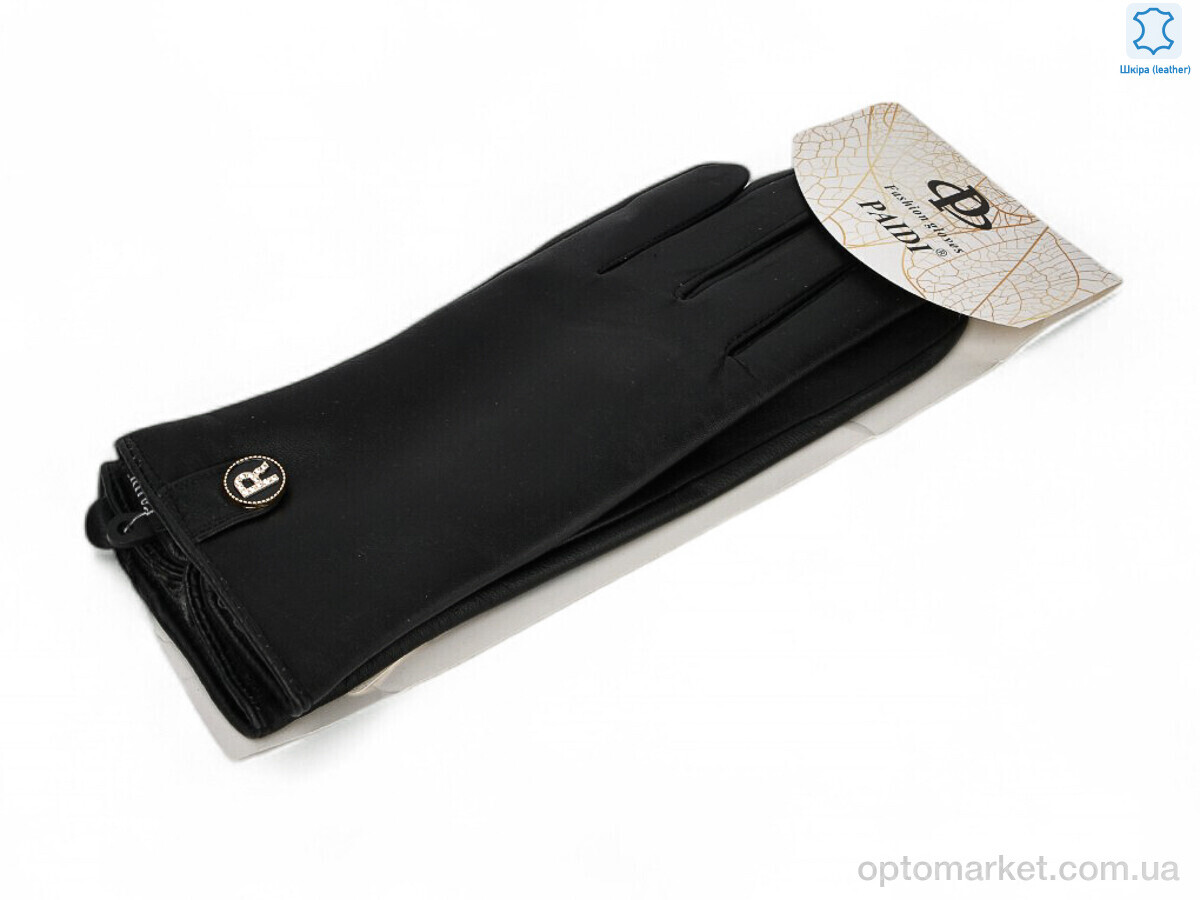 Купить Рукавички жіночі 95-5 black Paidi чорний, фото 1