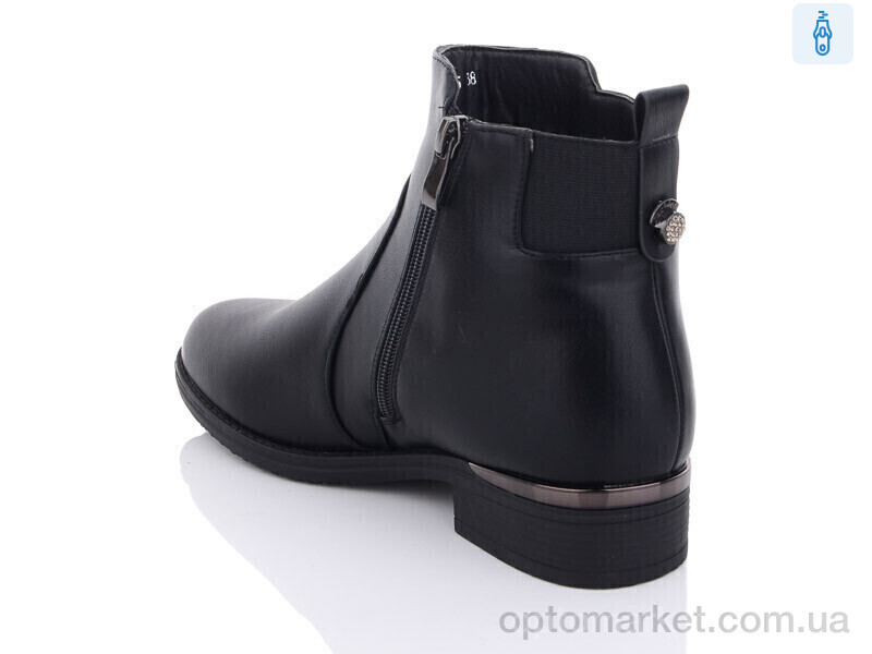 Купить Черевики жіночі 95-5 Xifa чорний, фото 2