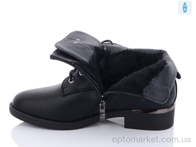 Купить Черевики жіночі 95-7 Xifa чорний, фото 2