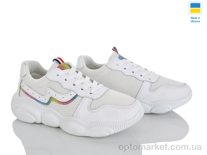 Купить Кросівки жіночі 9509-1 Dual білий, фото 1
