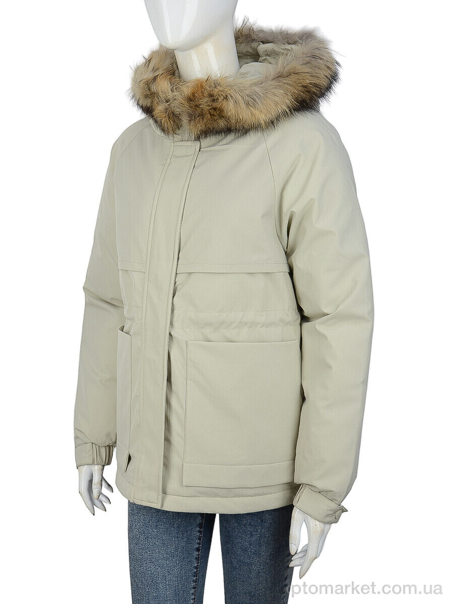 Купить Куртка жіночі 952 beige Aixiaohua бежевий, фото 1