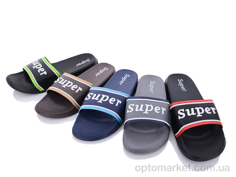 Купить Шльопанці чоловічі 959 mix Super синій, фото 1