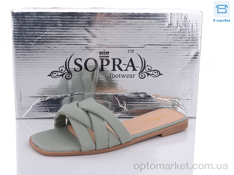 Купить Шльопанці жіночі 9613-107 grey Sopra сірий, фото 1