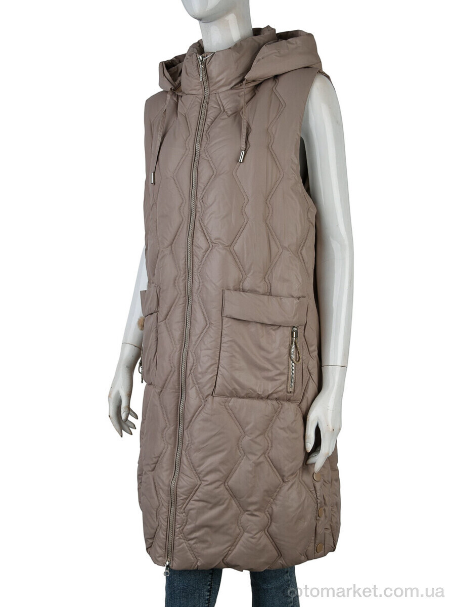 Купить Жилетка жіночі 965 (12116) beige MingXiuMeiJili бежевий, фото 1