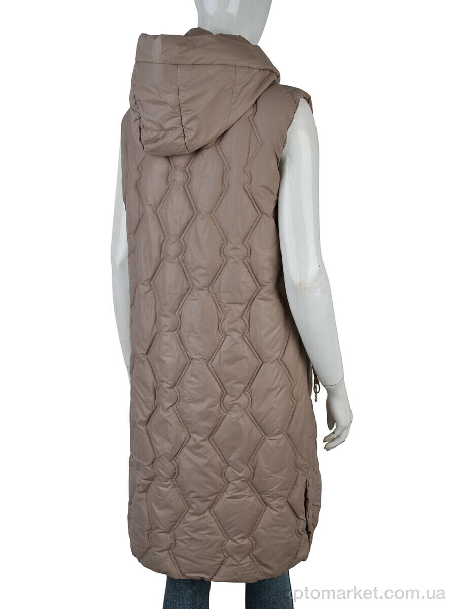 Купить Жилетка жіночі 965 (12116) beige MingXiuMeiJili бежевий, фото 2