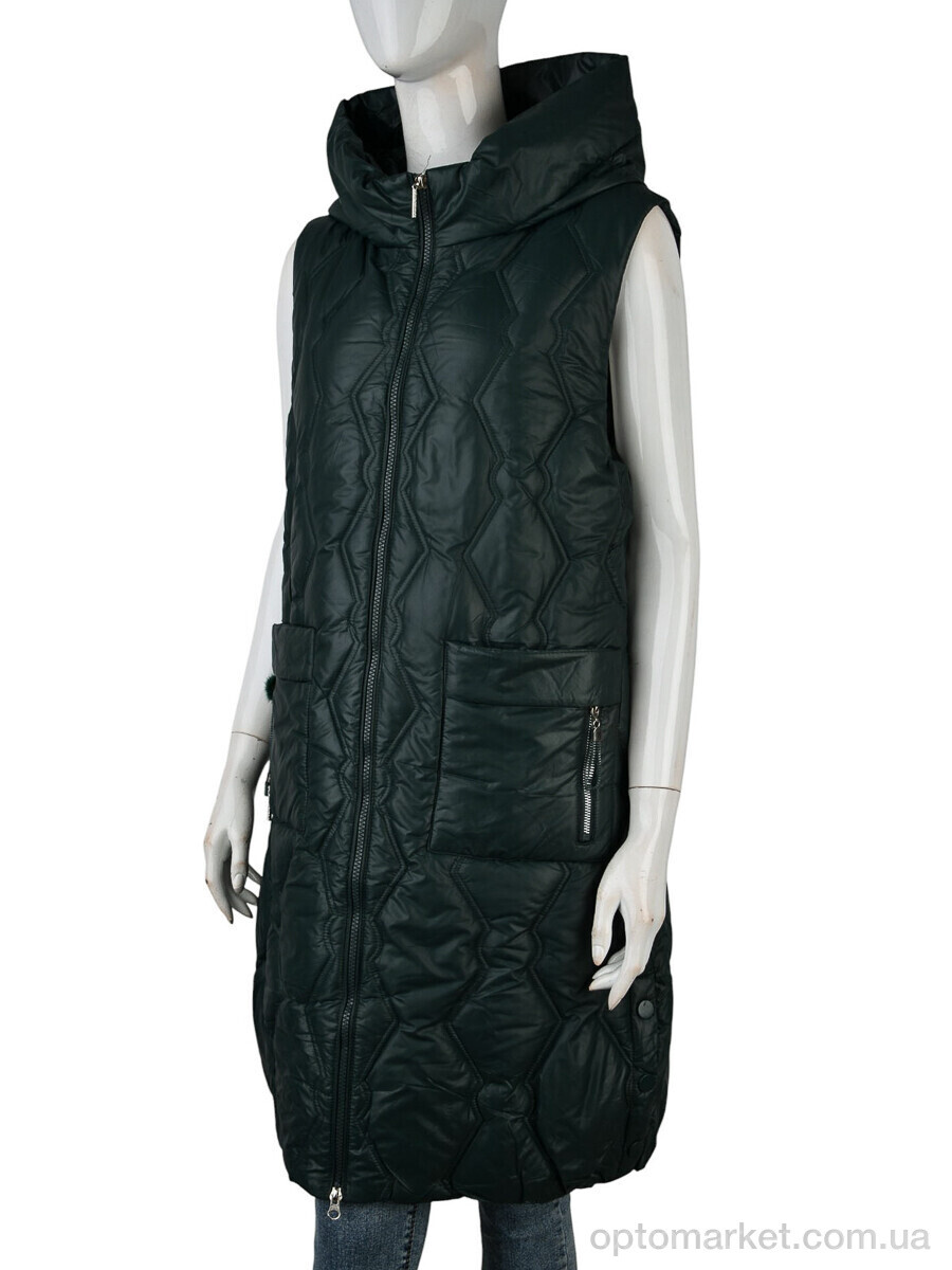 Купить Жилетка жіночі 965 (12116) green MingXiuMeiJili зелений, фото 1