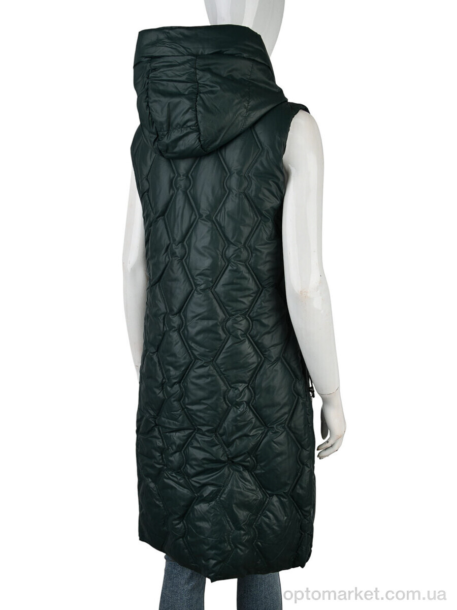 Купить Жилетка жіночі 965 (12116) green MingXiuMeiJili зелений, фото 2