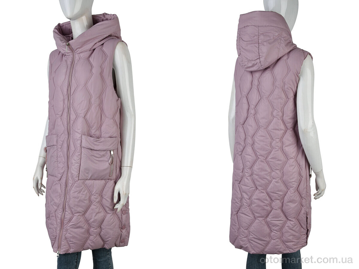 Купить Жилетка жіночі 965 (12116) pink MingXiuMeiJili рожевий, фото 3