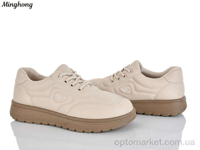 Купить Кросівки жіночі 965-2 Minghong бежевий, фото 1