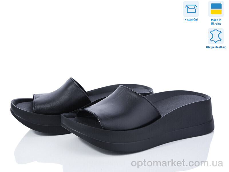 Купить Шльопанці жіночі 96502-2 Ailinda чорний, фото 1