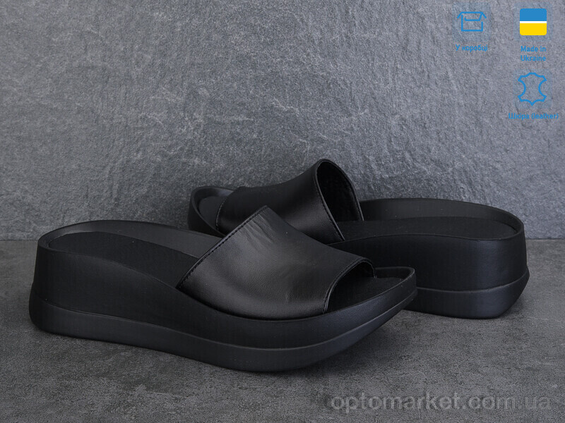 Купить Шльопанці жіночі 96502-2 Ailinda чорний, фото 2