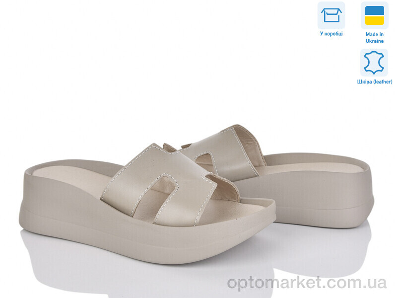 Купить Шльопанці жіночі 96506-5 Ailinda коричневий, фото 1