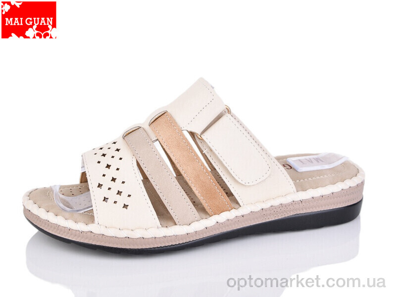 Купить Шльопанці жіночі 971-2 Maiguan бежевий, фото 1