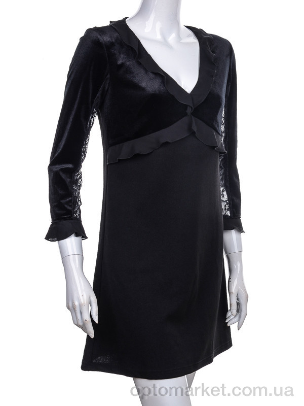 Купить Сукня жіночі 973 black Vande Grouff чорний, фото 1