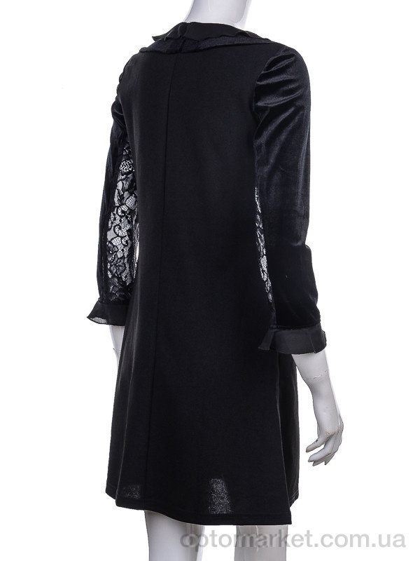 Купить Сукня жіночі 973 black Vande Grouff чорний, фото 2
