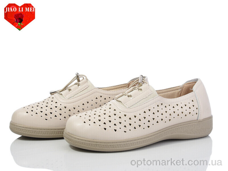 Купить Туфлі жіночі 977 Jiao Li Mei бежевий, фото 1