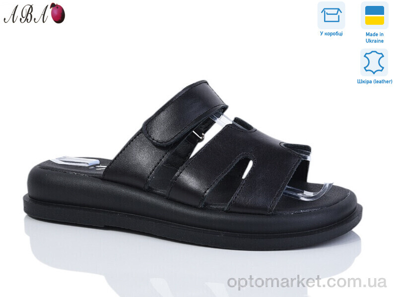 Купить Шльопанці жіночі 98-12 Tamei чорний, фото 1