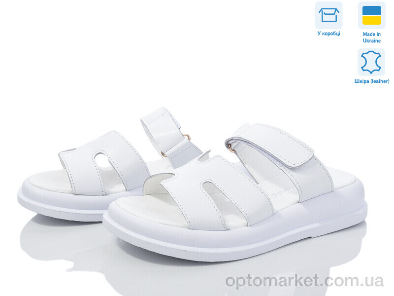 Купить Шльопанці жіночі 98-32 Tamei білий, фото 1