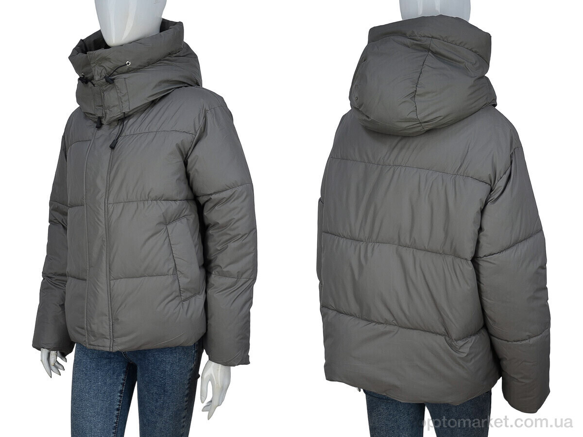 Купить Куртка жіночі 980 grey TurnHug сірий, фото 3